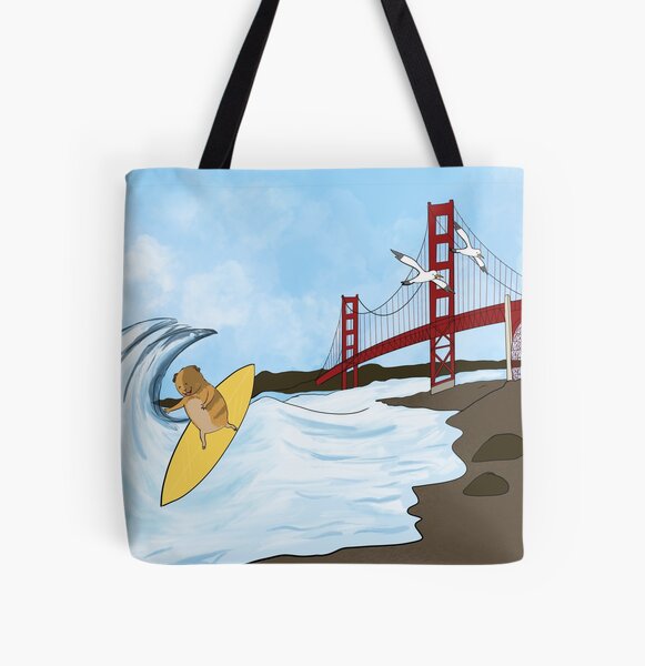 City Print Cruiser Tote Bag - Pop Art Shopping Bag - Art Print Tote Bag