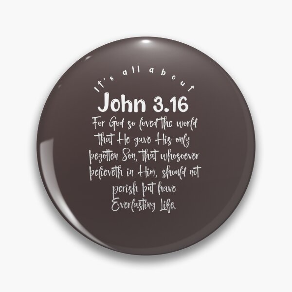 Item preview, It's all about John 3.16 Bible Verse designed and sold by motivateme.