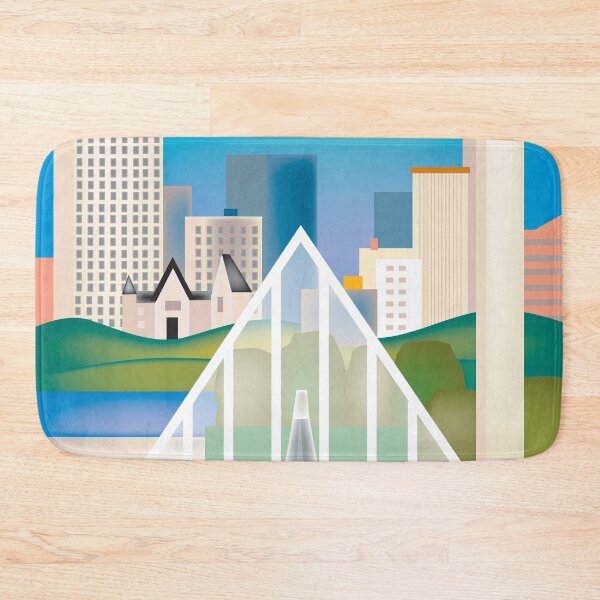 Item preview, Edmonton, Canada - Skyline Illustration by Loose Petals designed and sold by LoosePetals.