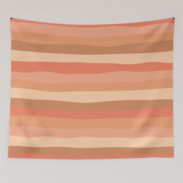 Item preview, Layer Cake Stripes - Blush Pink Wobbly Stripe Pattern  designed and sold by kierkegaard.
