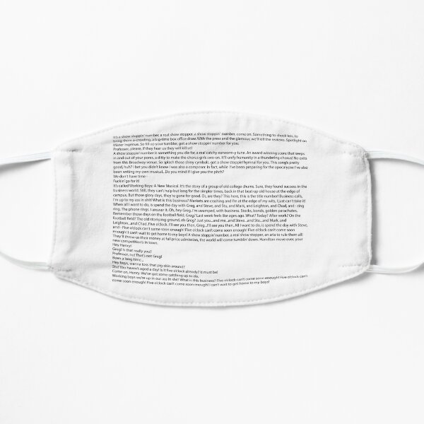 Show Stoppin' Number Lyrics Mask
