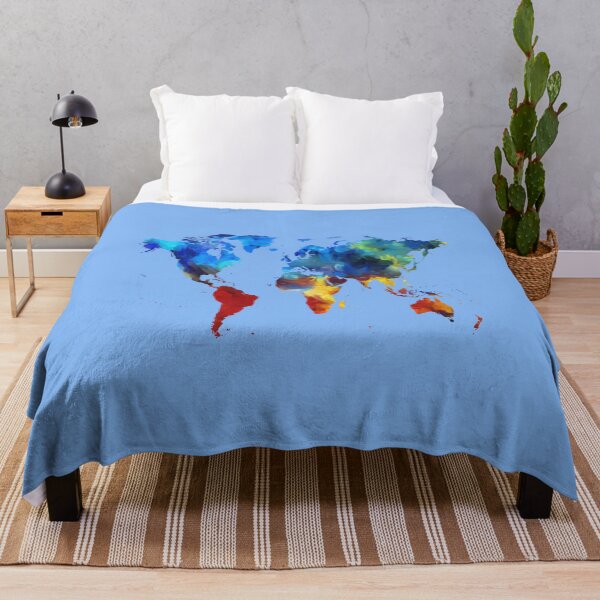 Item preview, map of the world illustration designed and sold by bestoffers.