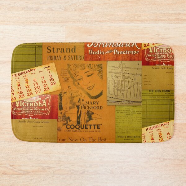 Item preview, Antique Collage with Mary Pickford designed and sold by RachelAlbang.