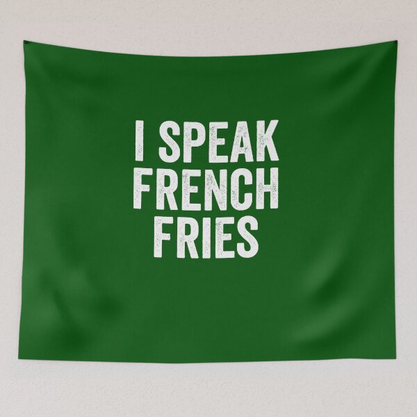 Item preview, I Speak French Fries-/ Shirt / Tank Top / Hoodie / Funny French Fry Shirt / Cute French Fry Tee Design / French Fries Lover Gift-funny mug, french fries mug, food lover mug designed and sold by Al Collections.