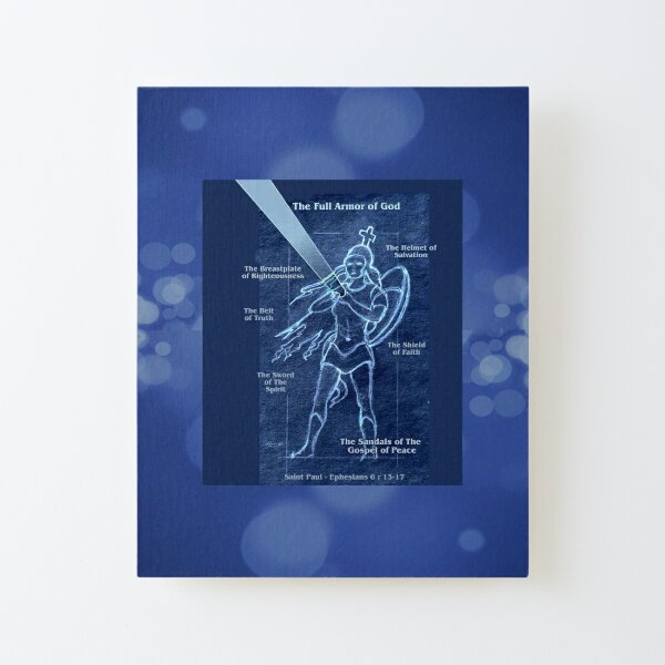 Full Armor of God - Warrior Girl 2 Canvas Mounted Print