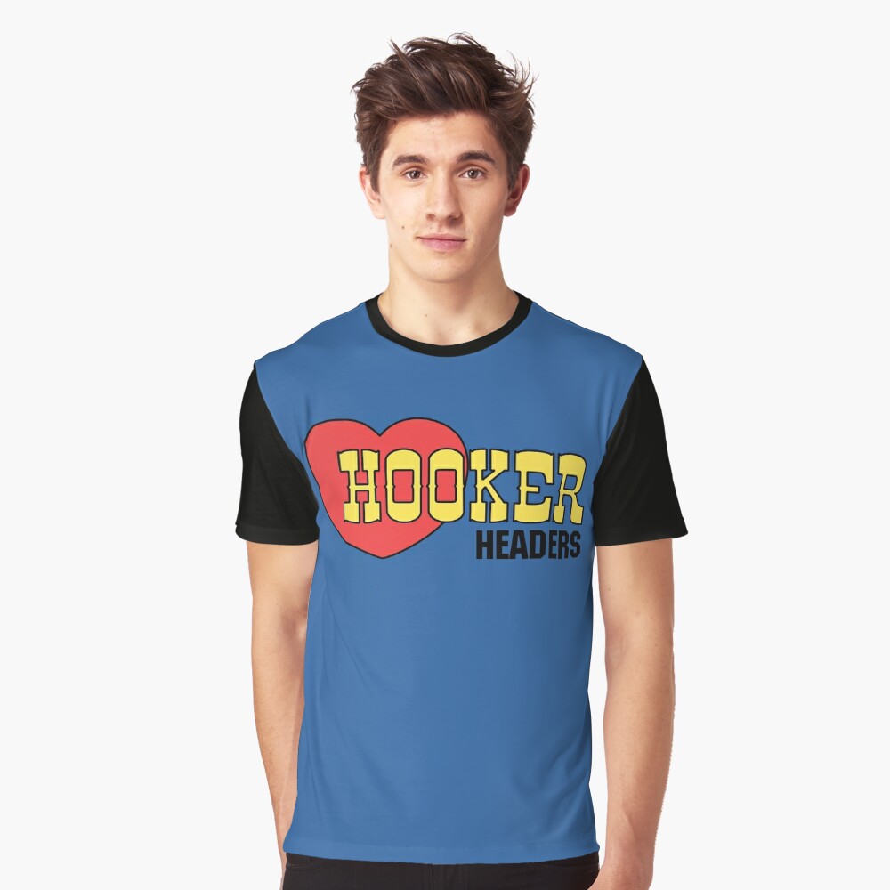 hooker headers t shirt