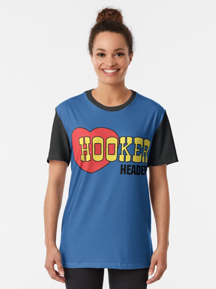 hooker headers t shirt