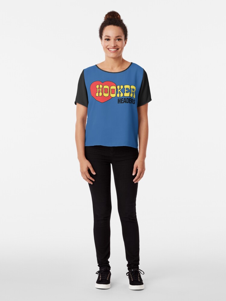 hooker headers t shirt