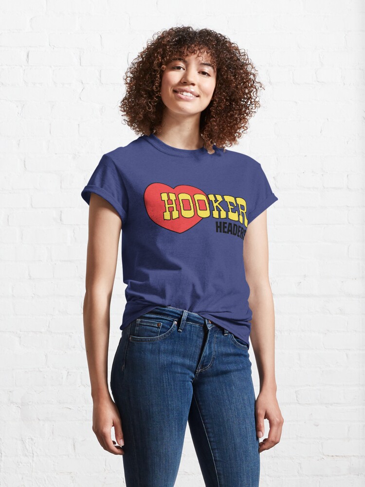 hooker headers t shirt