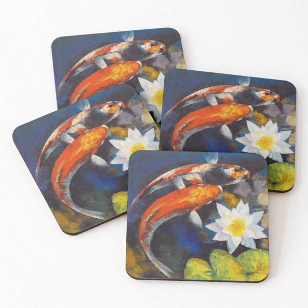 Item preview, Koi Fish and Water Lily designed and sold by Michael Creese.