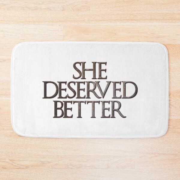 Item preview, She Deserved Better (White) designed and sold by myheadisaprison.