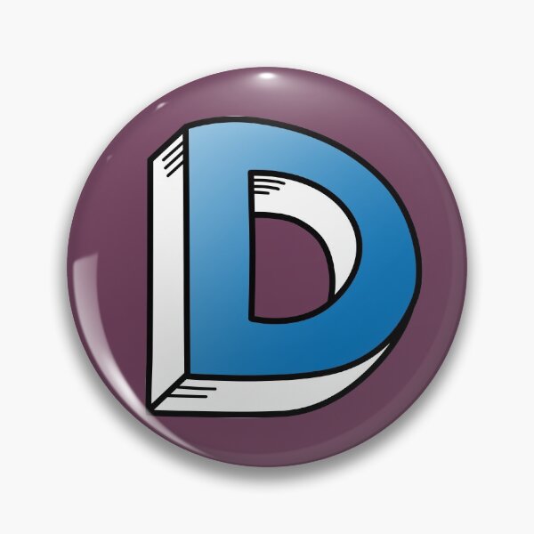 Item preview, The Letter D - Blue designed and sold by FinlayMcNevin.