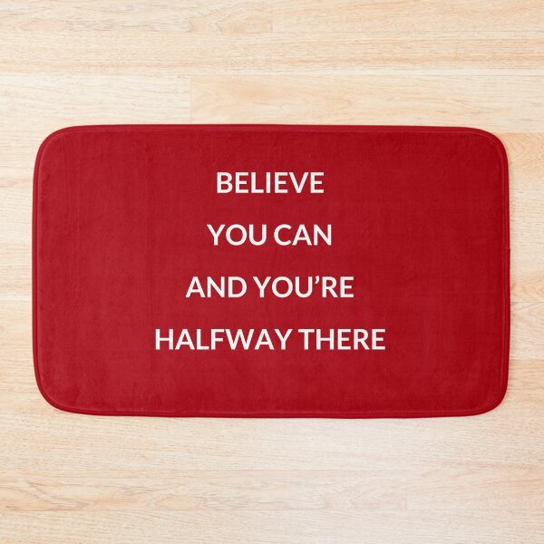 Item preview, Believe you can and you are halfway there - motivational prompts designed and sold by Inspirationmotivation.