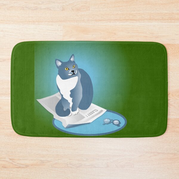 Item preview, Jack Cat Reads The News Tee designed and sold by Patricia Howitt.