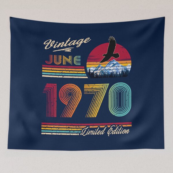 Item preview, June 1970 Birthday designed and sold by GreenSplash.
