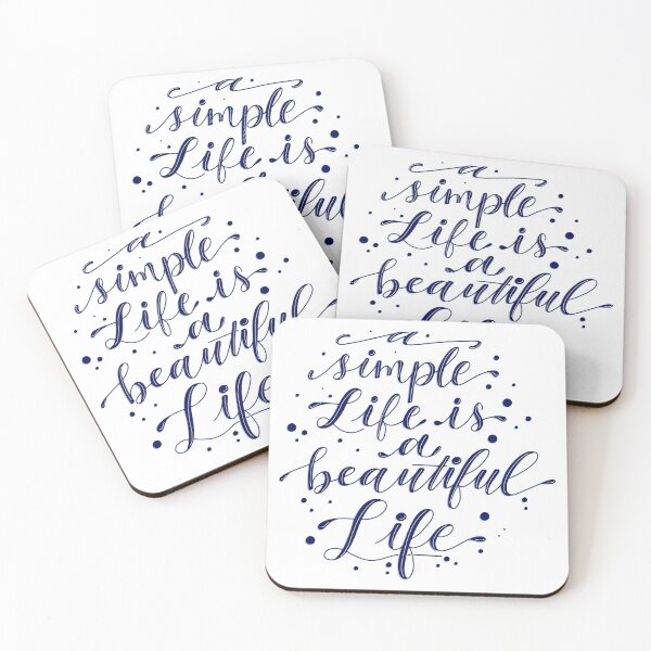Item preview, A simple life is a beautiful life designed and sold by ligiahorta.