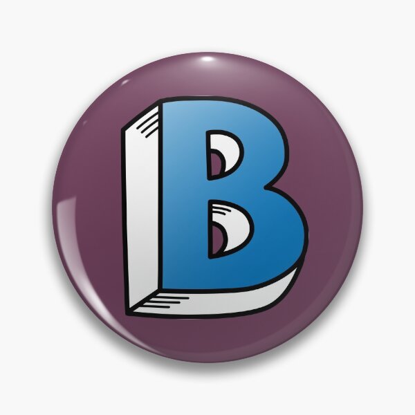 Item preview, The Letter B - Blue designed and sold by FinlayMcNevin.