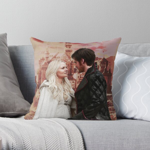 Captain Swan in Camelot Logoless Design 1 Throw Pillow