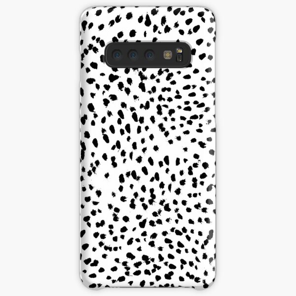 Nadia - Black and White, Animal Print, Dalmatian Spot, Spots, Dots, BW Samsung Galaxy Snap Case