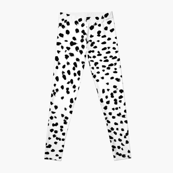 dalmatian print leggings