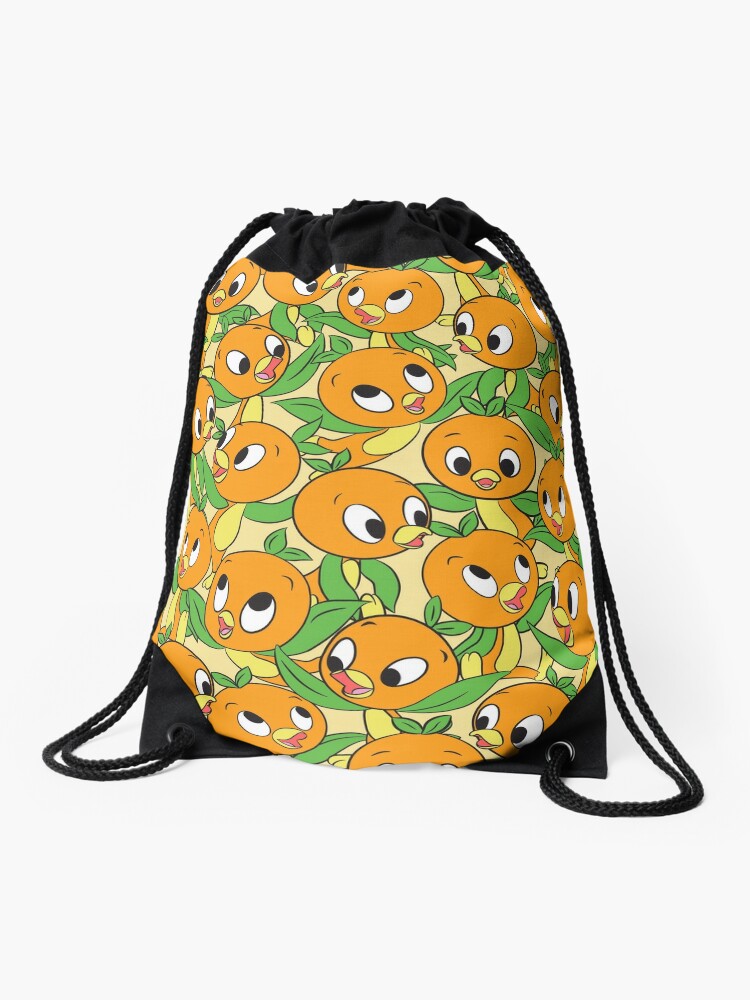 Drawstring Bag, It's Orange Bird!!! designed and sold by Figmentwdw1982