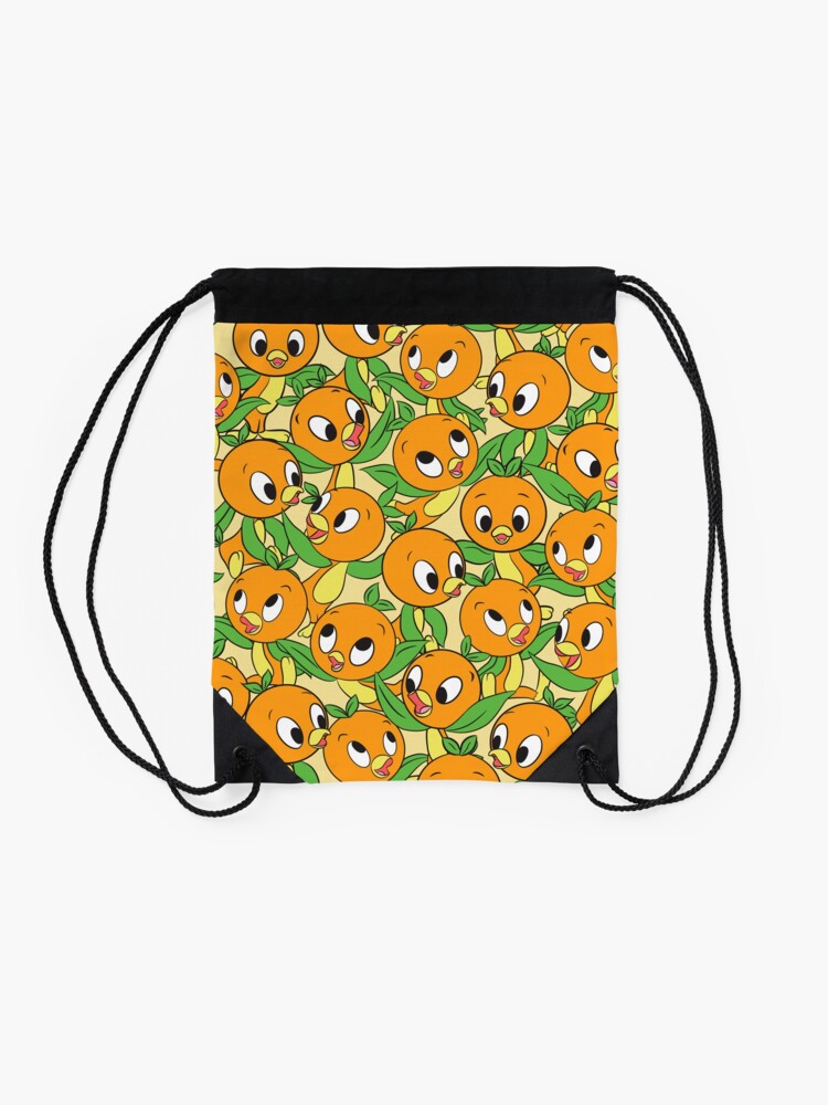 Thumbnail 2 of 3, Drawstring Bag, It's Orange Bird!!! designed and sold by Figmentwdw1982.