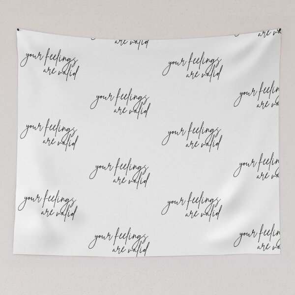 Item preview, your feelings are valid  designed and sold by pnkrose.
