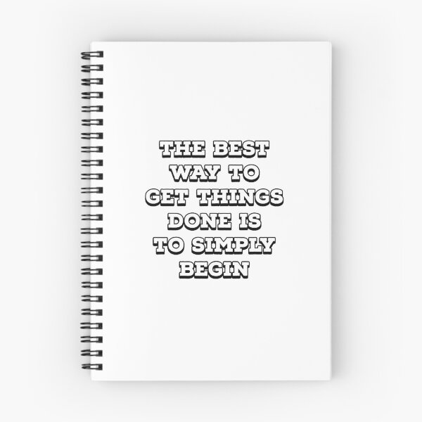 Item preview, The best way to get things done is to simply begin designed and sold by Inspirationmotivation.