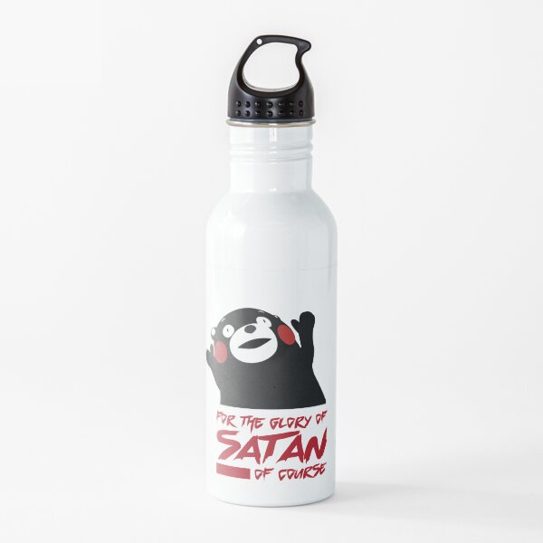For the glory of satan, kumamon Water Bottle