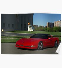 2001 Corvette Poster