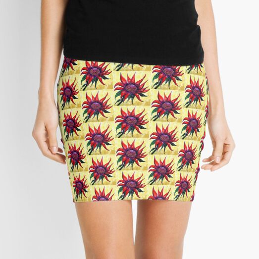 Wild Waratah Mini Skirt