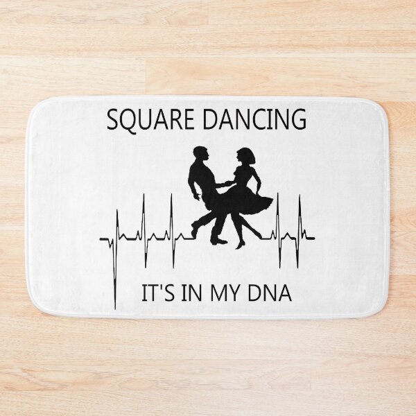 Item preview, SQD DNA BLK designed and sold by Square Dancing Gifts & Merchandise.