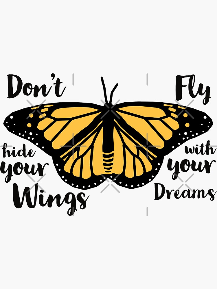 fly-with-your-dreams-sticker-by-tristahx-redbubble