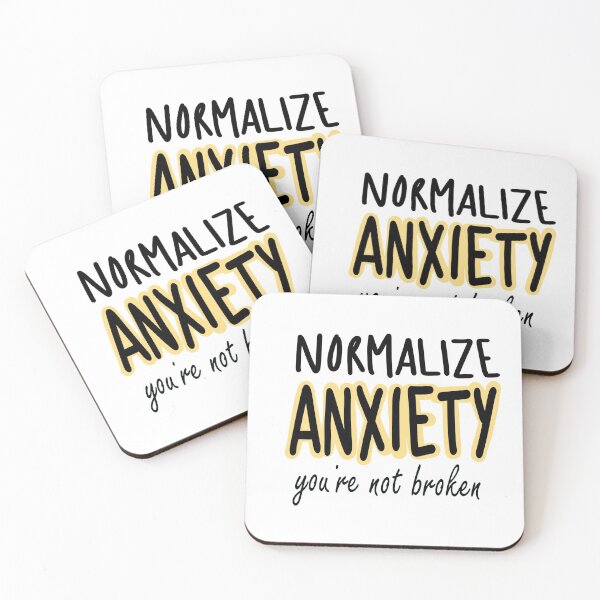 Item preview, Normalize Anxiety designed and sold by Busy Birb.