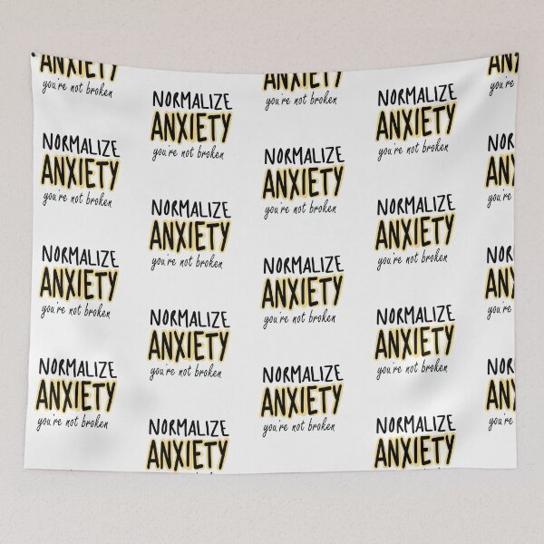 Item preview, Normalize Anxiety designed and sold by Busy Birb.