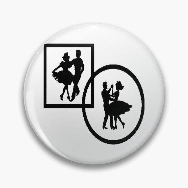 Item preview, Square Round - Black designed and sold by Square Dancing Gifts & Merchandise.