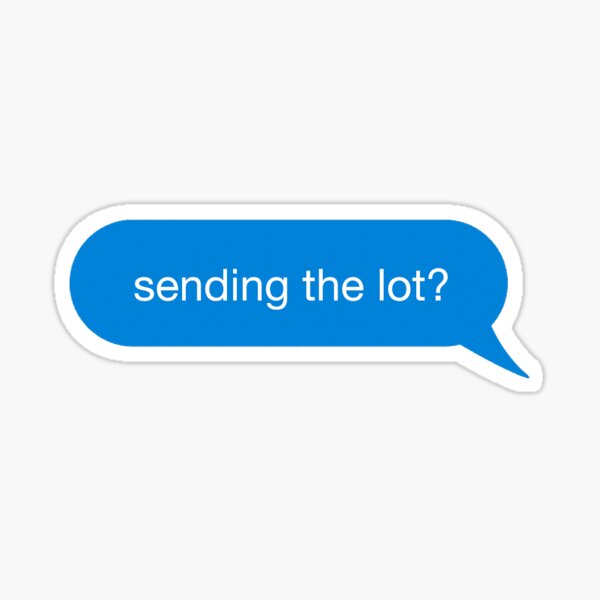 Item preview, Holy Cross "Sending the lot?" Text Bubble designed and sold by graphicsbycasss.