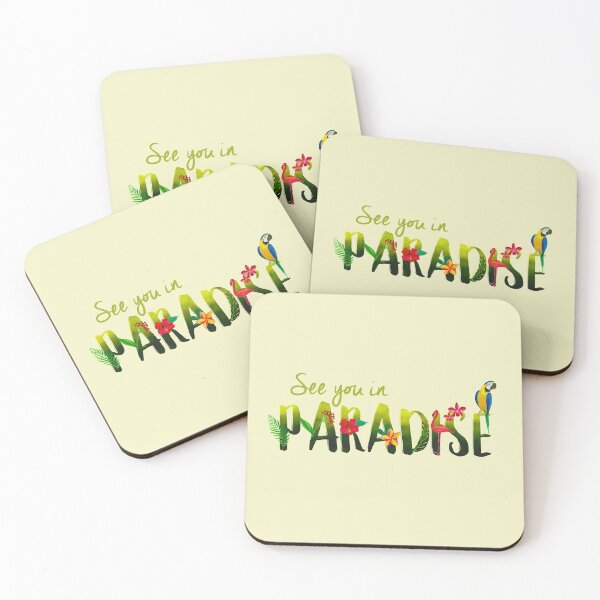 Item preview, SEE YOU IN PARADISE (DESIGN NO. 1) designed and sold by Paper Bee Gift Shop.