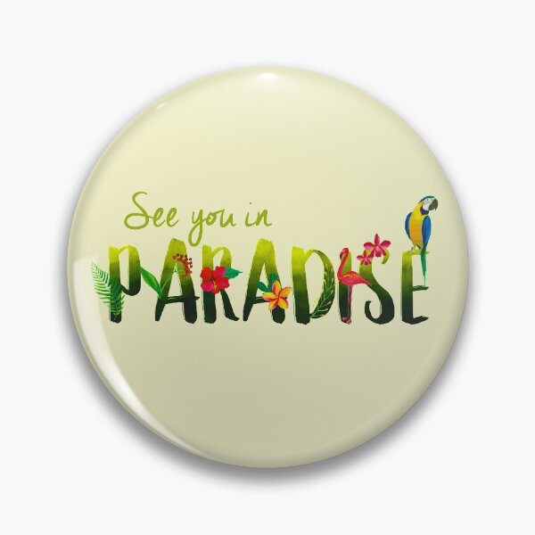 Item preview, SEE YOU IN PARADISE (DESIGN NO. 1) designed and sold by Paper Bee Gift Shop.