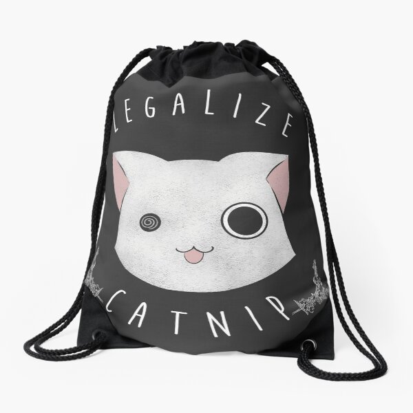 Legalize Catnip Drawstring Bag