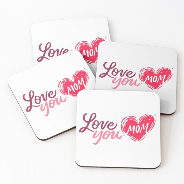Item preview, LOVE YOU MOM CUTE TEE : funny mother's day gift, gift for mom, funny saying for mommy, mama gift mother's day designed and sold by Edgy DESIGNS.