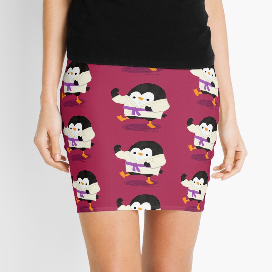 Karate Penguin 2 Mini Skirt