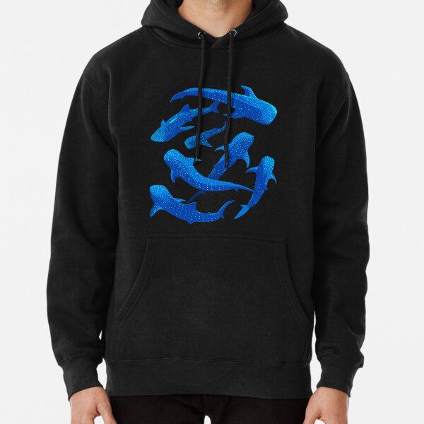 Shark Whale pattern Pullover Hoodie