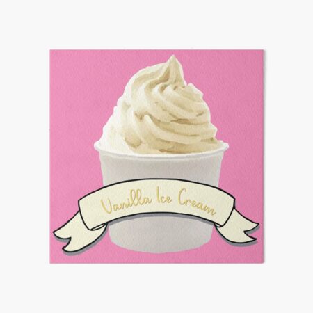 Vanilla Ice Cream from She Loves Me Art Board Print