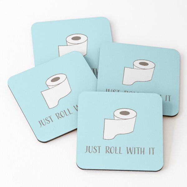 Item preview, Toilet Paper Pun - Just Roll With It designed and sold by Creatively Torn.