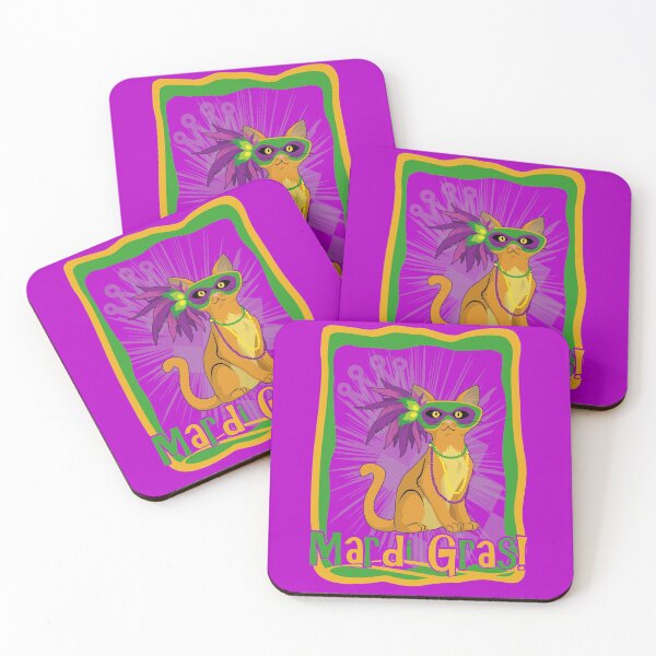 Item preview, Mardi Gras Cat designed and sold by TheKohakuDragon.