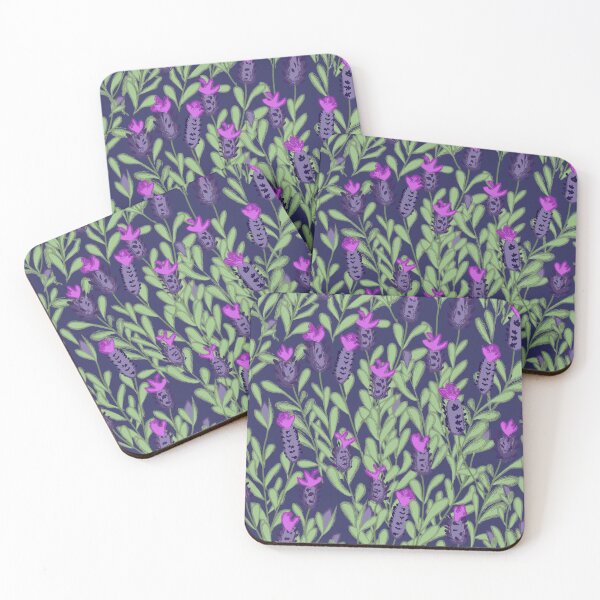 Item preview, April blooms(Lavender_blue) designed and sold by Kanika Mathur  Design.