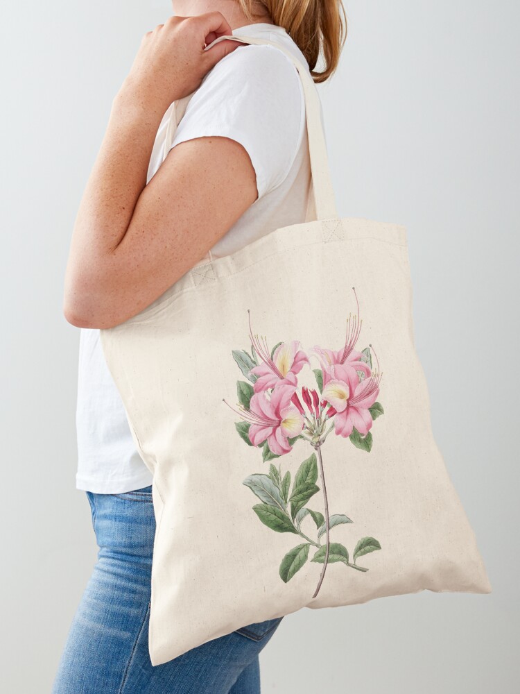 Bolsa de tela «Flor de azalea, Ilustración floral de la vendimia, Flores de  azalea» de TDSwhite | Redbubble