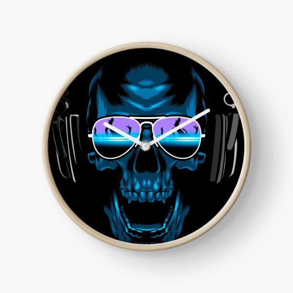DJ Skull Clock