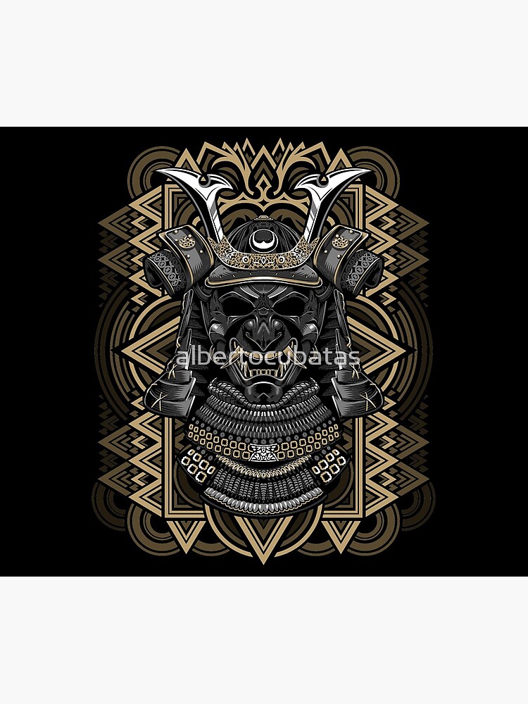 Samurai mask by albertocubatas